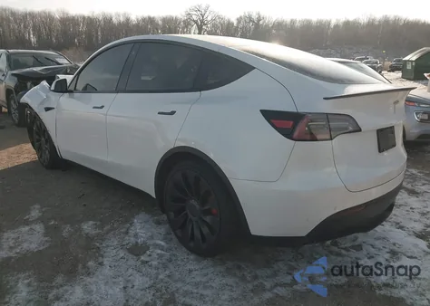 2022 Tesla Model Y Performance Dual Motor All-Wheel Drive из США, поврежденный, VIN 7SAYGDEF2NF520604